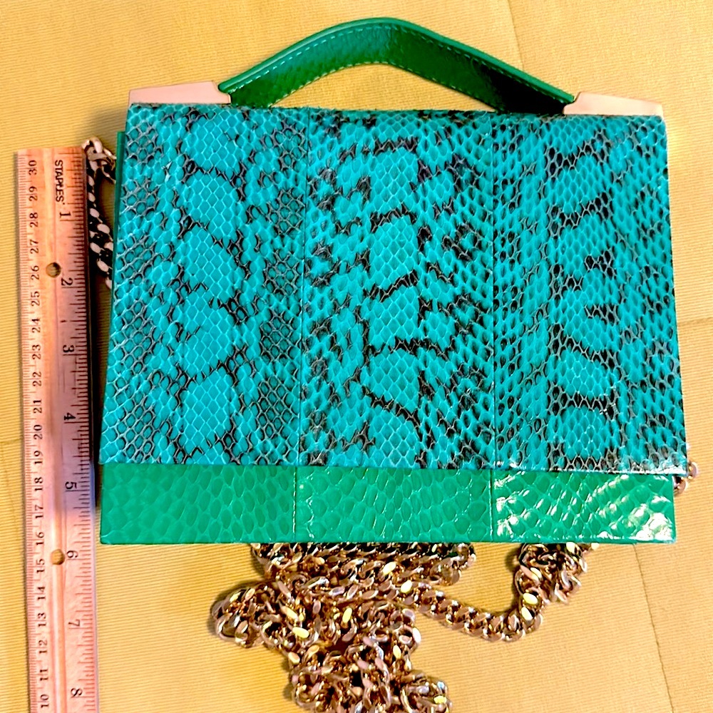 Brian Atwood Snakeskin crossbody bag, so cute and fancy